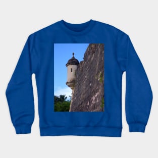 Puerto Rico Garita El Morro San Juan Photography Crewneck Sweatshirt